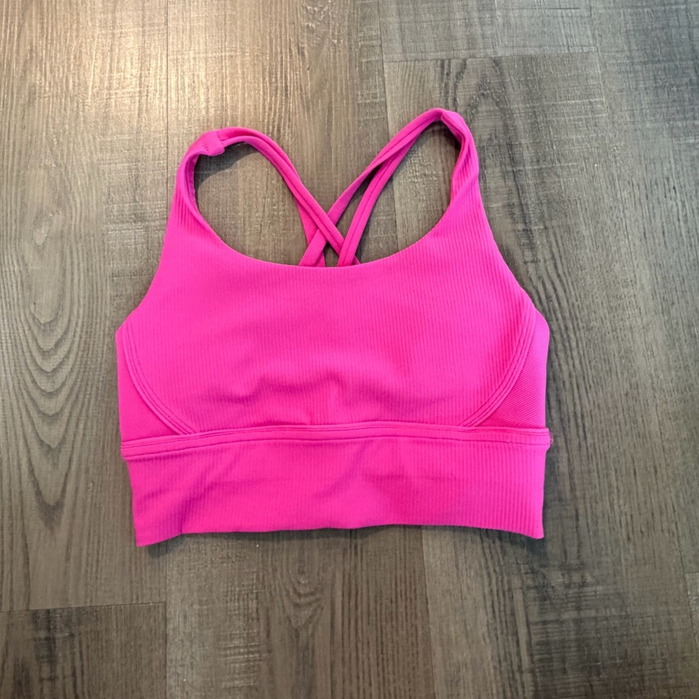 Lululemon pink sports bra